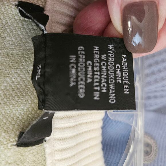 Tahari Womens 1X Sweater White & Green Floral Crew Neck Super Soft - Picture 8 of 9